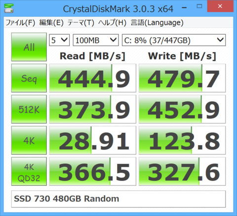 Intel SSD 730ファーストインプレッション