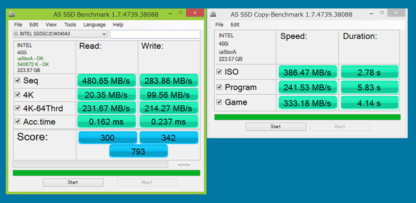 Intel SSD 730ファーストインプレッション