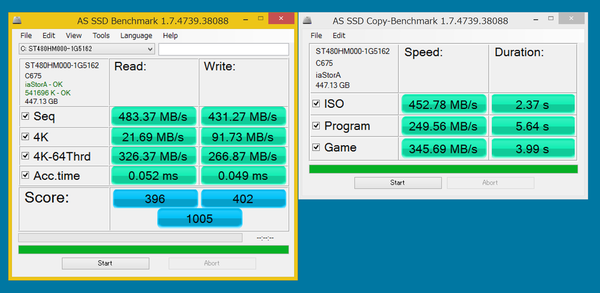 Intel SSD 730ファーストインプレッション
