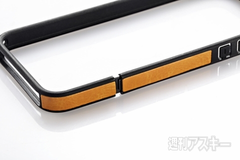 Simplism iPhone 5s/5用 PUレザーバンパー