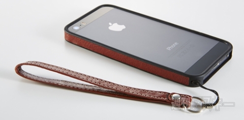 Simplism iPhone 5s/5用 PUレザーバンパー