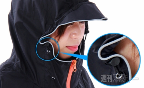 パッカブルレインポンチョ