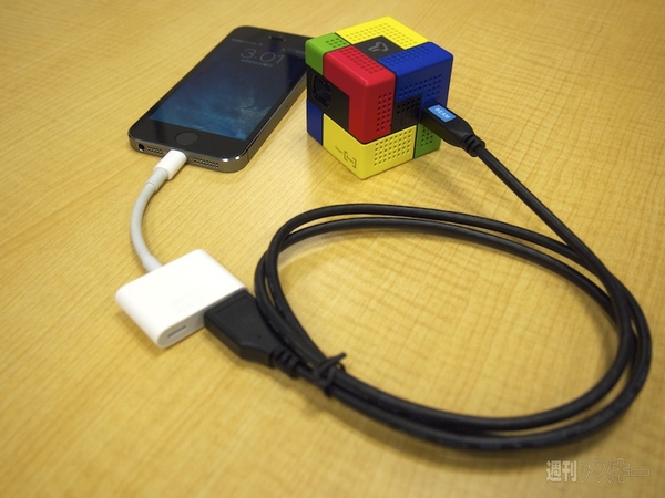 iPhoneも別売り機器でばっちり使える