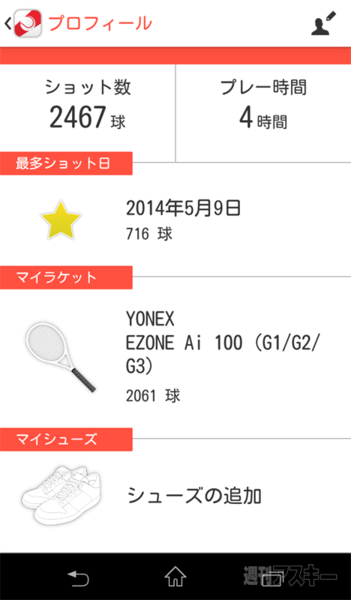 Smart Tennis Sensor 『SSE-TN1』