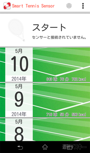 Smart Tennis Sensor 『SSE-TN1』