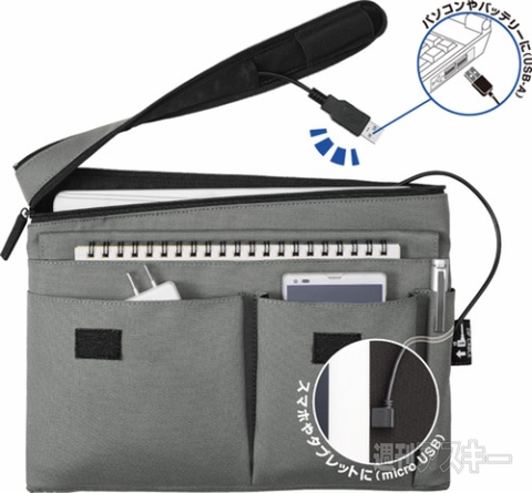 ジップケーブル ポーチ