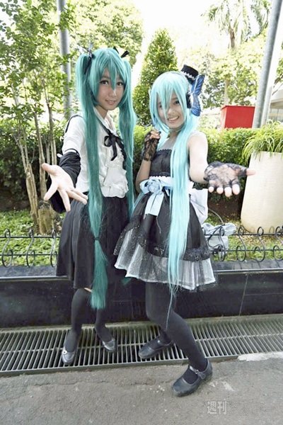 MIKU EXPOのコスプレミクさん