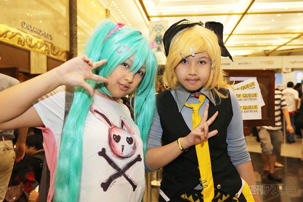 MIKU EXPOのコスプレミクさん