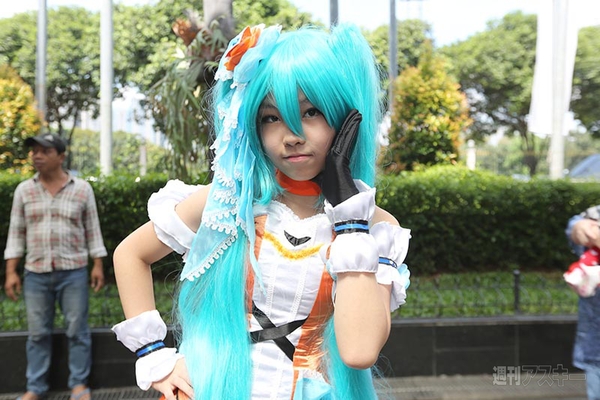 MIKU EXPOのコスプレミクさん
