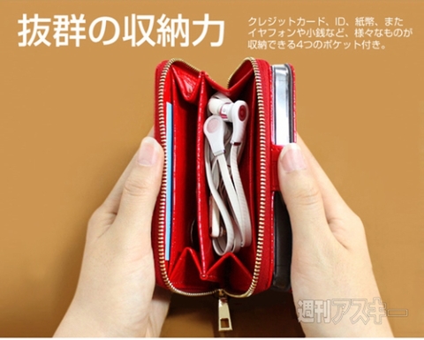 dreamplus NEW Zipper 財布付きiPhone5/5sケース