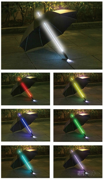 光る傘レビュー