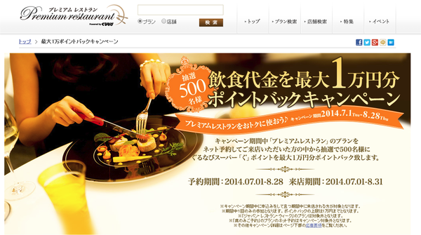 ぐるなび花火席