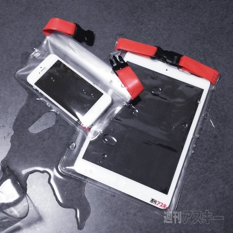 スマホ＆タブレット両方ピッタリ くるくる防水ポーチが付録｜最新号