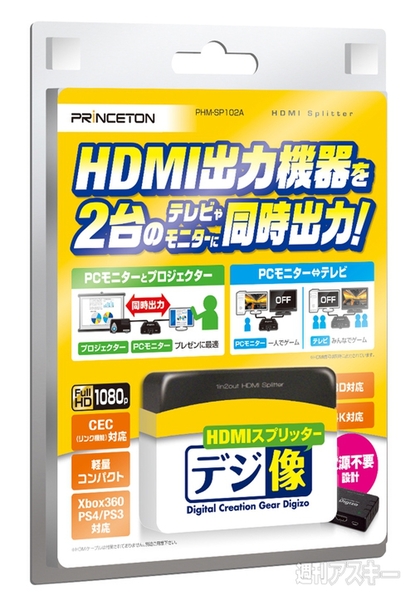 デジ像HDMIスプリッター