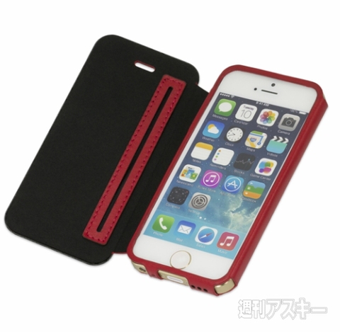 GENUINE LEATHER & CARBON FIBER CASE