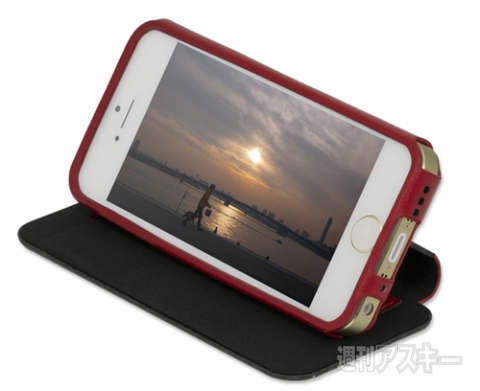 GENUINE LEATHER & CARBON FIBER CASE