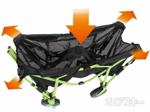 フォールディングキャリーワゴンウォッシャブル