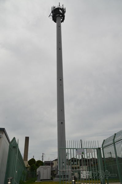 ドコモ関西　基地局　緑化