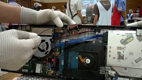 富士通パソコン組み立て教室2014