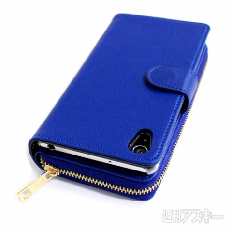 dreamplus NEW Zipper 財布付き Xperia Z2ケース