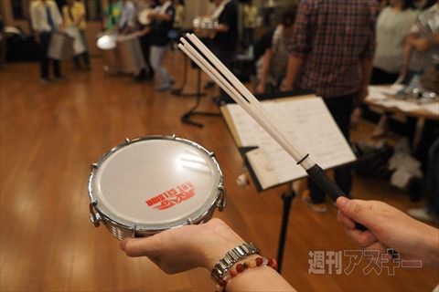 ガンホー・サンバカーニバルチームに密着取材!【その2】 バテリアでアゴゴを叩いちゃいます！