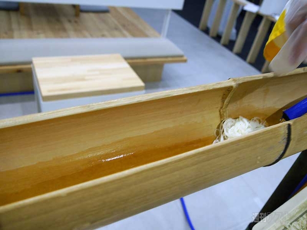 流しそうめん社内コンパ