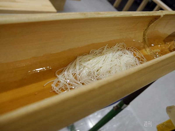 流しそうめん社内コンパ