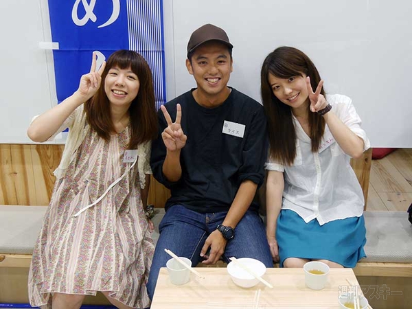 流しそうめん社内コンパ