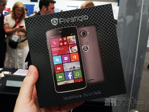 キプロスPrestigioのWindows Phone 8.1端末を発見：IFA2014