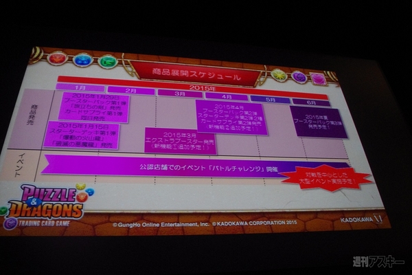 パズドラTCGスケジュール