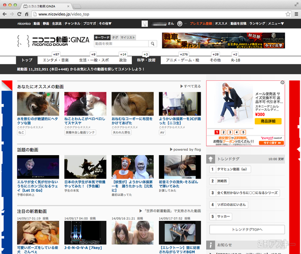 秋のネット動画