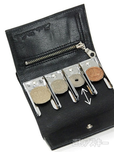 コインキャッチャー付きコンパクト財布