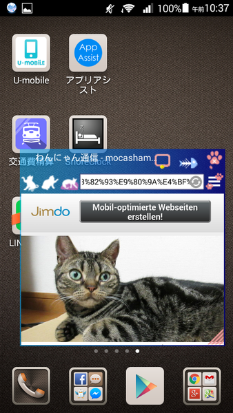 モカシャモブラウザ