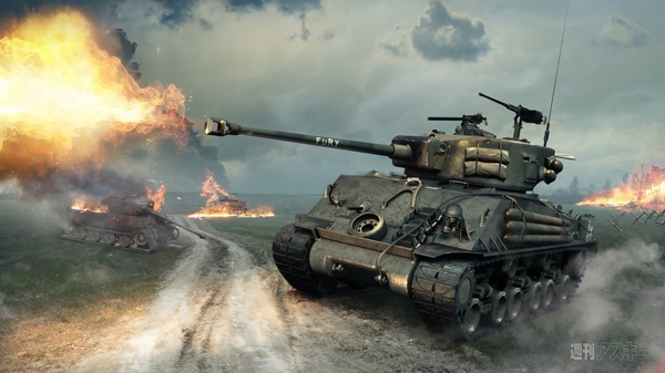 World Of Tanksが映画 フューリー とコラボ 劇場仕様のシャーマンが登場 週刊アスキー