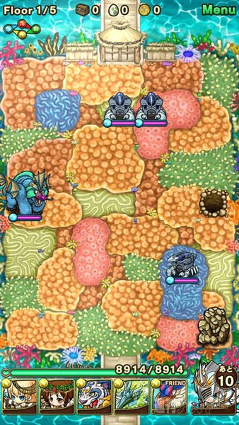 ポコダン：イベントダンジョン『深海に潜む魚罪人』ギルマン攻略