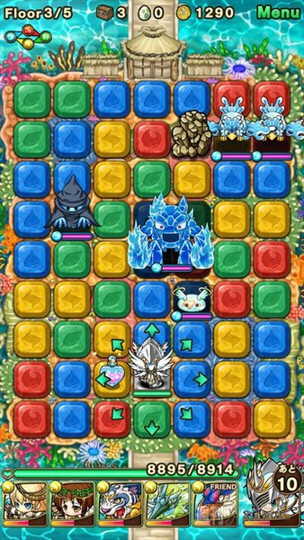 ポコダン：イベントダンジョン『深海に潜む魚罪人』ギルマン攻略