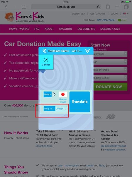 TranslateSafari