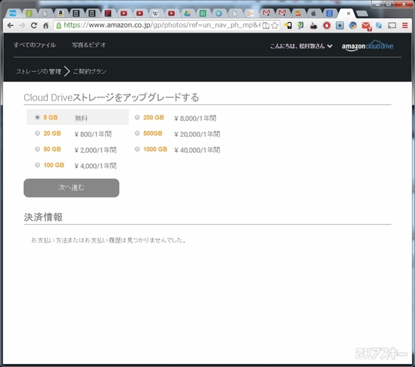 米Amazonのフォトサービス