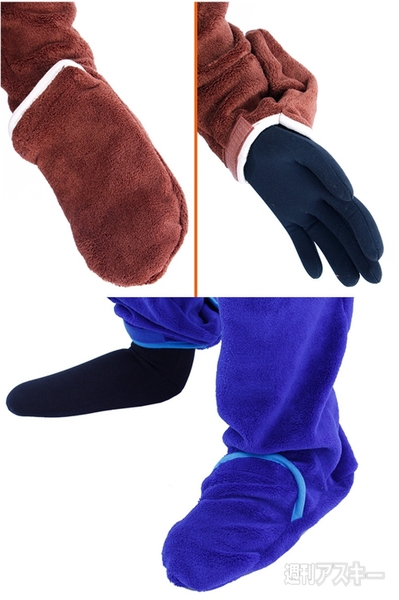 人型寝袋フリース