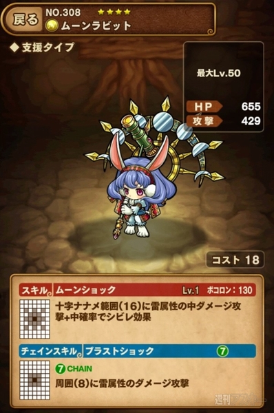 ポコダン：ムーンラビット攻略『月夜に現る幻兎 上級』