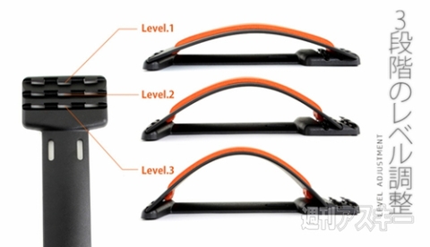 Bauhutte 2WAYランバーバックサポートストレッチャー BLS-03