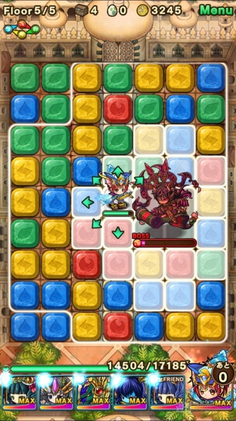 ポコダン：ジンニー攻略『魔宮の幻魔霊 上級』