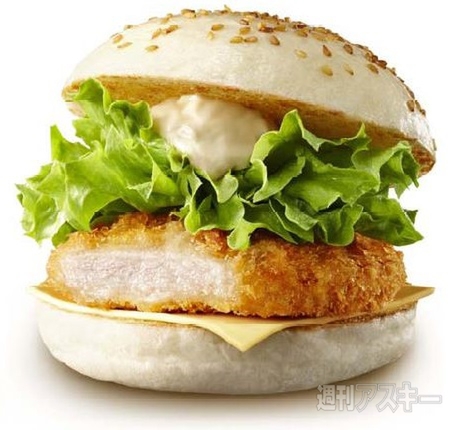 塩麹ロースカツバーガー