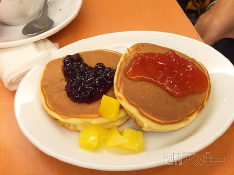 デニーズのパンケーキ