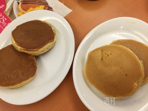 デニーズのパンケーキ