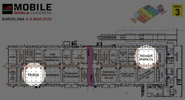 MWC2015はMS、ノキア両社が出展？