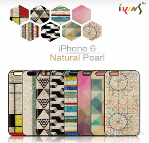 ikins(アイキンス)天然貝ケース for iPhone 6