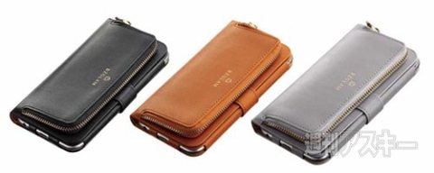 コインケース付き手帳型ケース BZGLAM Leather Coin Cover for iPhone6 4.7inch