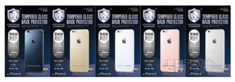 CRYSTAL ARMOR 強化ガラスバックプロテクター for iPhone 6