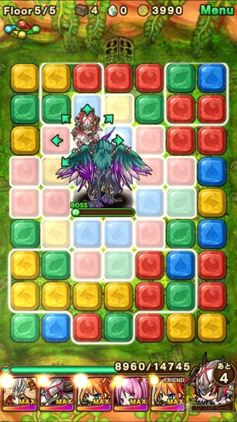 ポコダン：グリフォン攻略『渓谷に現る疾風の怪鳥！ 上級』